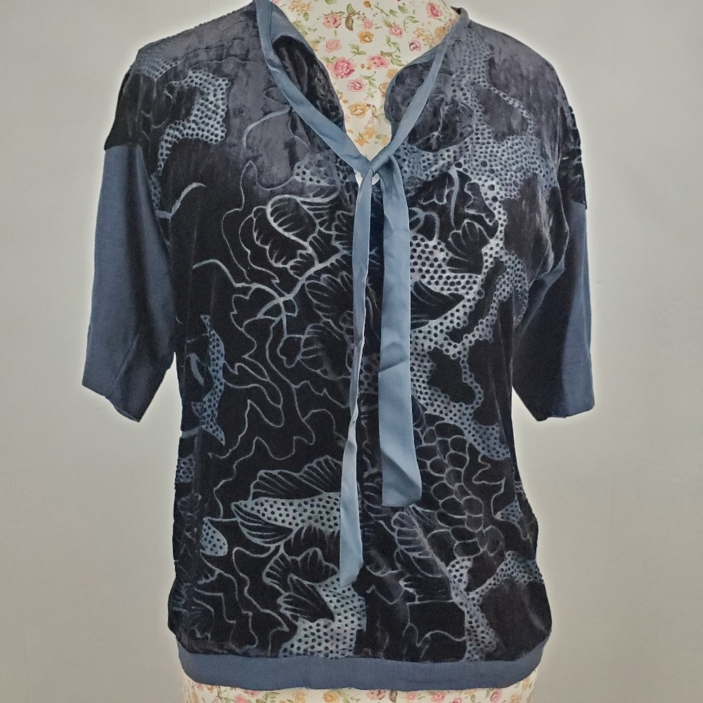 Anthropologie TINY women's 1/3 sleeve top blouse S